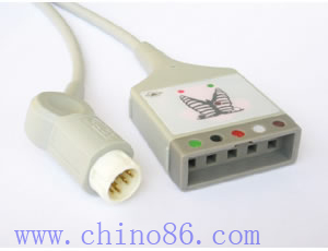 HP AA 5 leads ECG trunk cable